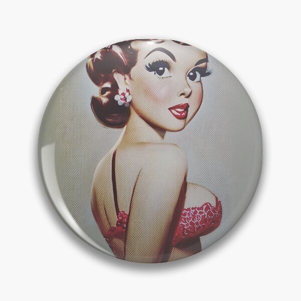 Item preview, Tiny and Cute Pinup Girl designed and sold by cutestpinups.
