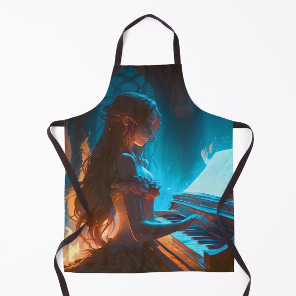 Item preview, Illuminated Melody, Goddess of the Piano designed and sold by oanaunciuleanu.