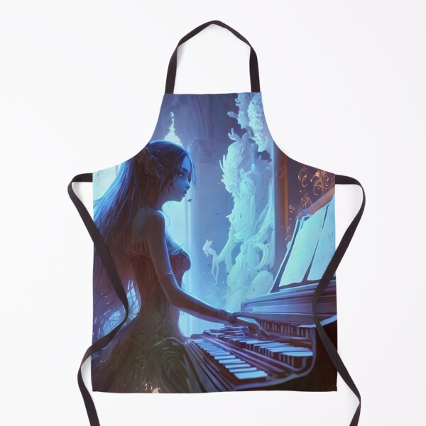 Item preview, Illuminated Melody, Goddess of the Piano designed and sold by oanaunciuleanu.