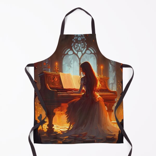Item preview, Illuminated Melody, Goddess of the Piano designed and sold by oanaunciuleanu.