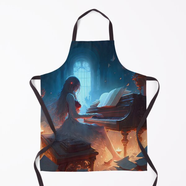 Item preview, Illuminated Melody, Goddess of the Piano designed and sold by oanaunciuleanu.