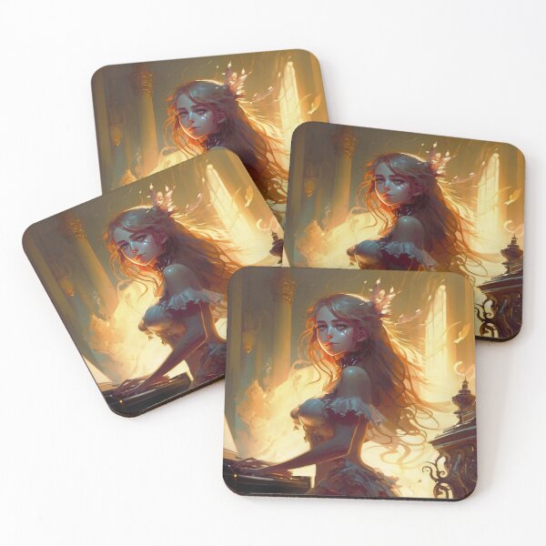 Item preview, Illuminated Melody, Goddess of the Piano designed and sold by oanaunciuleanu.