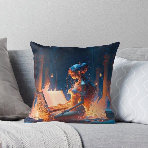 Item preview, Illuminated Melody, Goddess of the Piano designed and sold by oanaunciuleanu.