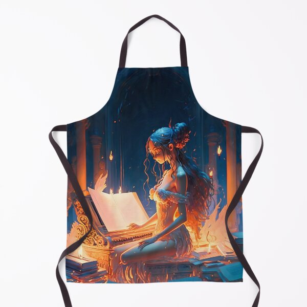 Item preview, Illuminated Melody, Goddess of the Piano designed and sold by oanaunciuleanu.