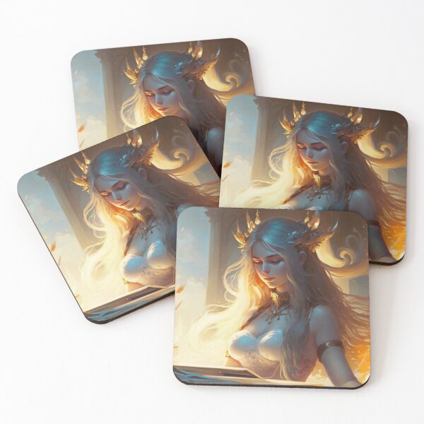 Item preview, Illuminated Melody, Goddess of the Piano designed and sold by oanaunciuleanu.