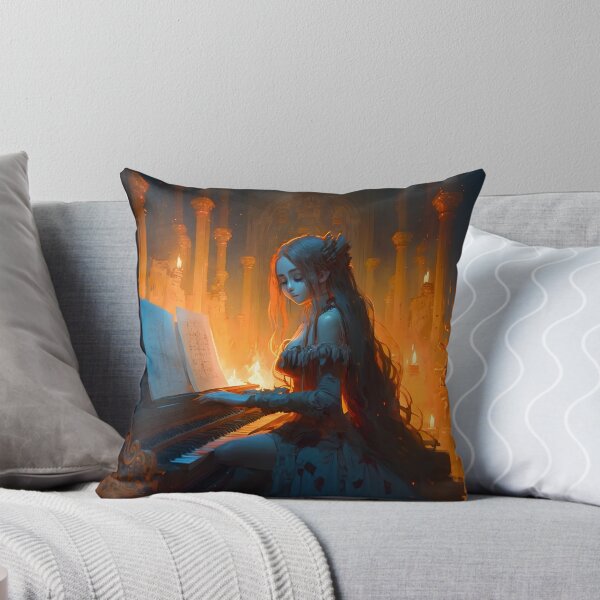 Item preview, Illuminated Melody, Goddess of the Piano designed and sold by oanaunciuleanu.