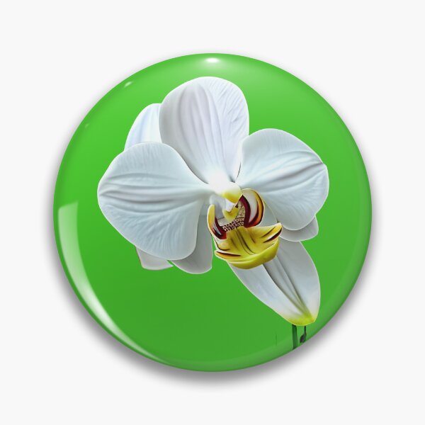 Item preview, White orchid flower designed and sold by gramizzia.