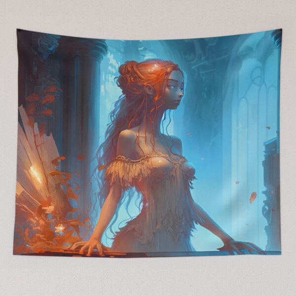 Item preview, Illuminated Melody, Goddess of the Piano designed and sold by oanaunciuleanu.