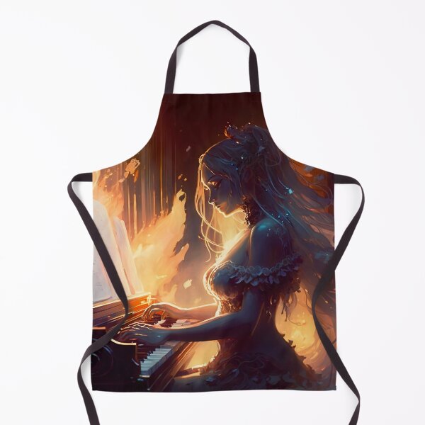 Item preview, Illuminated Melody, Goddess of the Piano designed and sold by oanaunciuleanu.