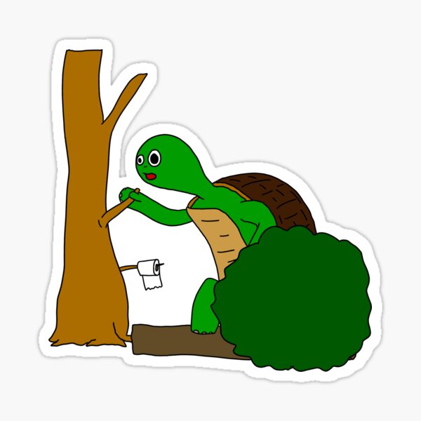 Poo Turtle Sticker