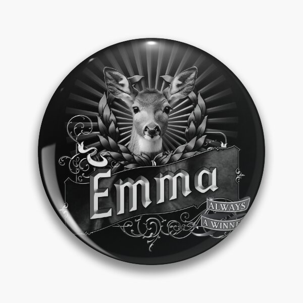 Item preview, Old-Timey Cute Deer/Doe Label with Emma on it: A Vintage-Inspired Piece of Badassery designed and sold by PlaTolstoy.