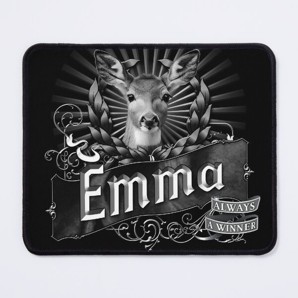 Item preview, Old-Timey Cute Deer/Doe Label with Emma on it: A Vintage-Inspired Piece of Badassery designed and sold by PlaTolstoy.