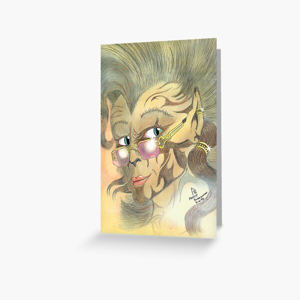 Pretty Fellean Greeting Card