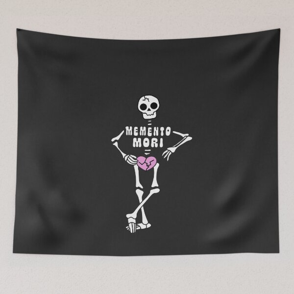 Item preview, Memento Mori Spooky Stoic Skeleton designed and sold by stoicjimny.
