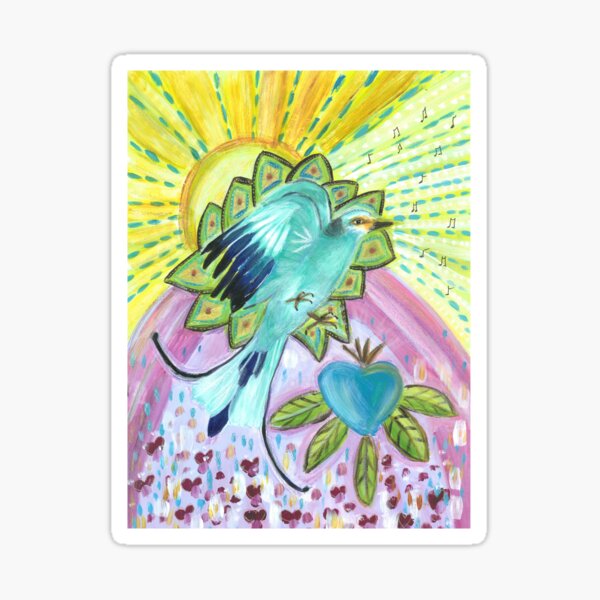 Racket Tailed Roller Sticker
