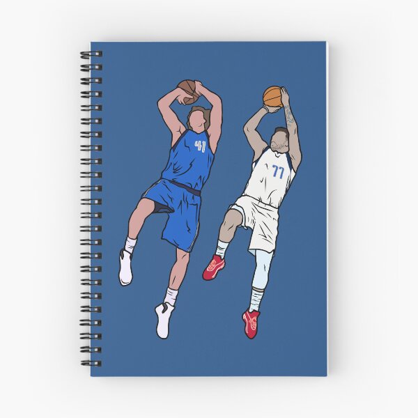 Item preview, Dirk Nowitzki and Luka Doncic Fadeaway designed and sold by RatTrapTees.
