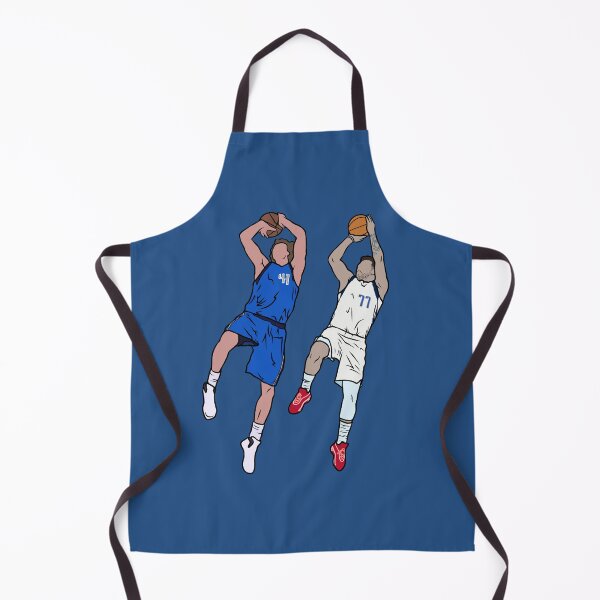 Item preview, Dirk Nowitzki and Luka Doncic Fadeaway designed and sold by RatTrapTees.
