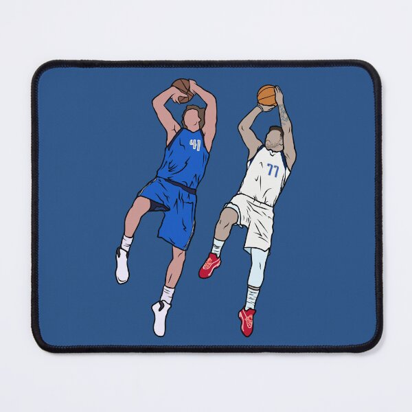 Item preview, Dirk Nowitzki and Luka Doncic Fadeaway designed and sold by RatTrapTees.