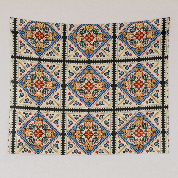 Item preview, Portuguese Folk Embroidery Traditional Pattern designed and sold by Orianah.