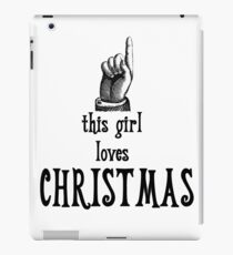 Love / Hate Christmas Girl iPad Case/Skin