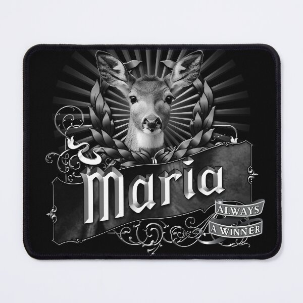 Item preview, Old-Timey Cute Deer/Doe Label with Maria on it: A Vintage-Inspired Piece of Badassery designed and sold by PlaTolstoy.