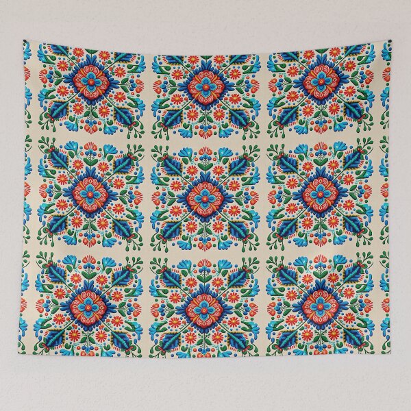 Item preview, Portuguese Folk Embroidery Traditional Pattern designed and sold by Orianah.