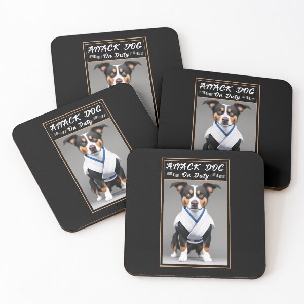 Item preview, Attack Dog on Duty designed and sold by MythicalSticker.