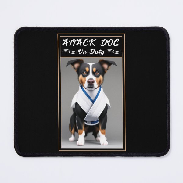Item preview, Attack Dog on Duty designed and sold by MythicalSticker.