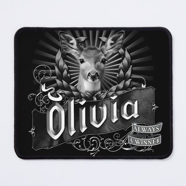 Item preview, Old-Timey Cute Deer/Doe Label with Olivia on it: A Vintage-Inspired Piece of Badassery designed and sold by PlaTolstoy.