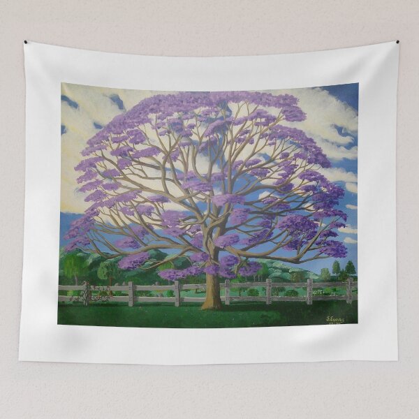 Item preview, The Old Girl In Flower (Jacaranda Lookout) designed and sold by ScottE01.