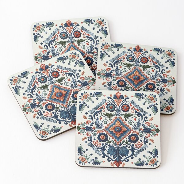 Item preview, Portuguese Folk Embroidery Traditional Pattern designed and sold by Orianah.