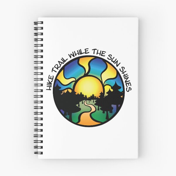 Item preview, Hike Trail While the Sun Shines in Sunset designed and sold by InkLayer.