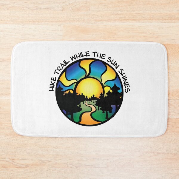 Item preview, Hike Trail While the Sun Shines in Sunset designed and sold by InkLayer.