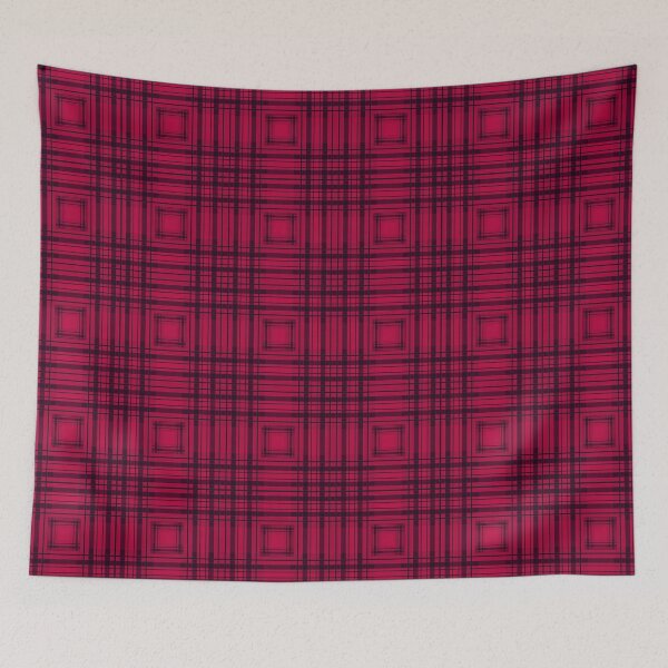 Item preview, Red black plaid  designed and sold by fuzzyfox.