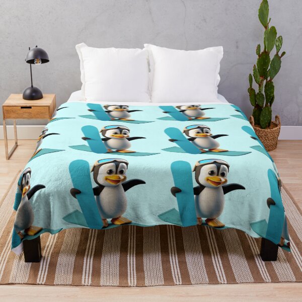 Item preview, Cute Snowboarding Penguin designed and sold by Lilieae.