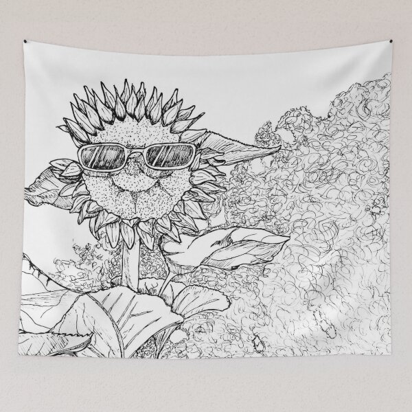 Item preview, Sunflower Wearing Shades designed and sold by Marian Hayes.
