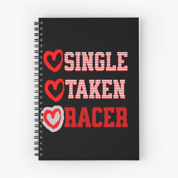Item preview, Single Taken Racer Heart Valentines Day Funny Valentine designed and sold by CarantinedChaos.