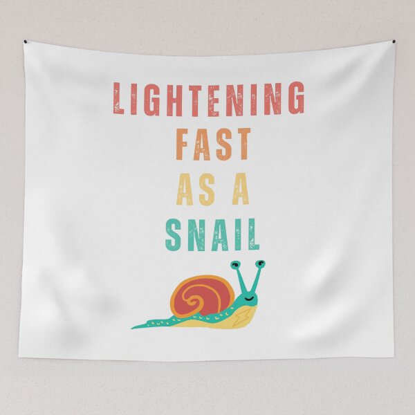 Item preview, Lightning Fast As A Snail designed and sold by UzStore.