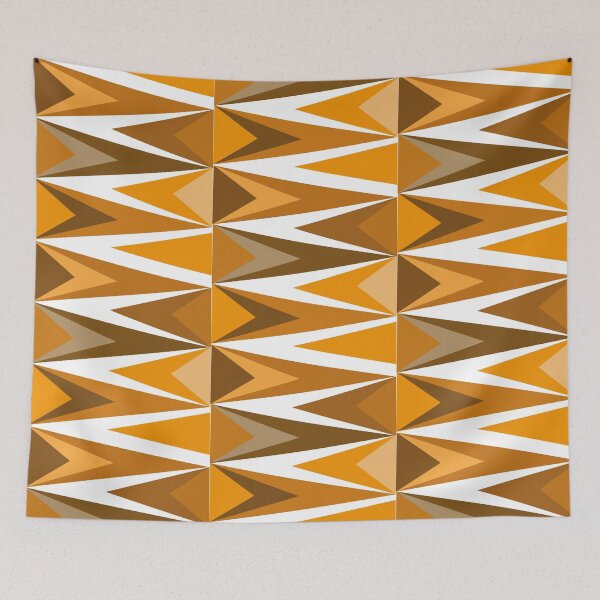 Item preview, Triângulos laranja pontudos designed and sold by GirlaineSQ.