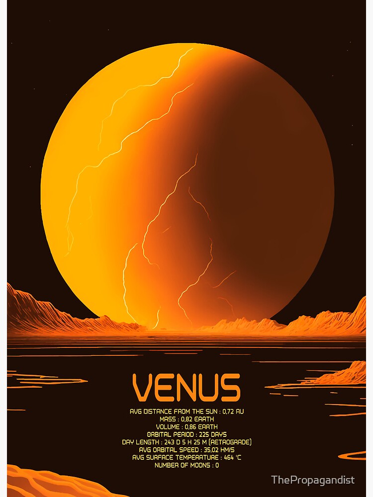 VENUS - The Solar System (poster serie - 3/9)