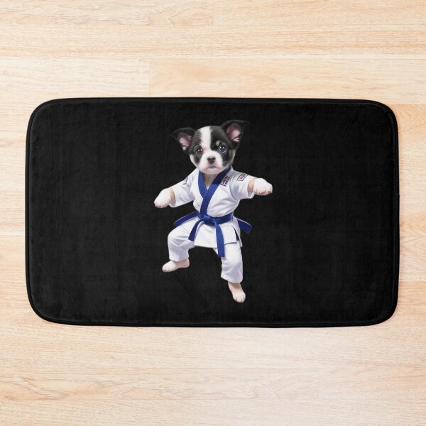 Item preview, Karate Dog Ill Woof You Up designed and sold by MythicalSticker.