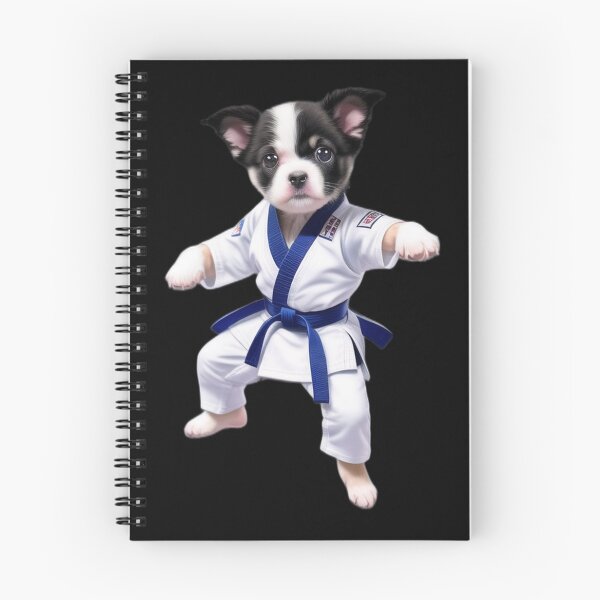 Item preview, Karate Dog Ill Woof You Up designed and sold by MythicalSticker.