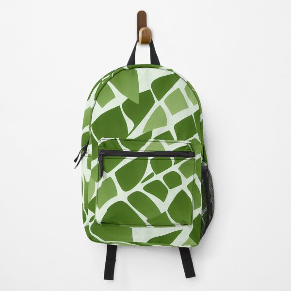 Item preview, Geometric green leaves designed and sold by HappyBlackMoona.