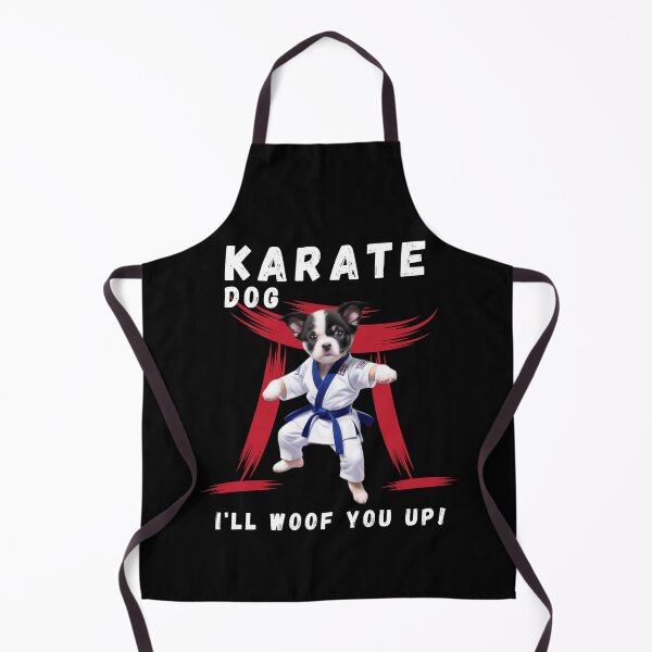 Item preview, Karate Dog Ill Woof You Up designed and sold by MythicalSticker.