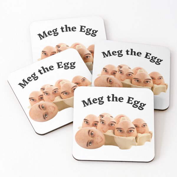 Item preview, Meg the Egg Sticker designed and sold by Katie  Regan.