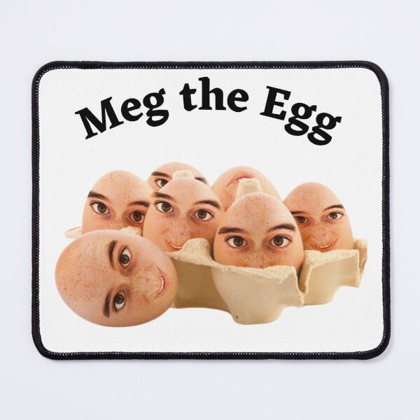 Item preview, Meg the Egg Sticker designed and sold by Katie  Regan.