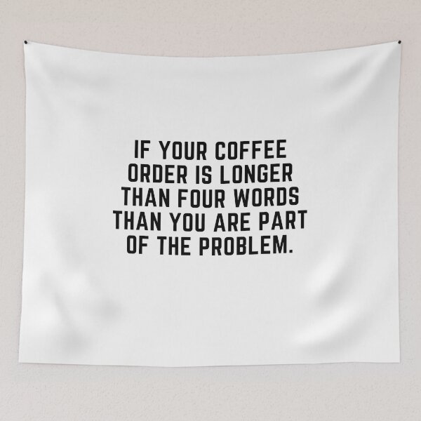 Item preview, Your coffee order designed and sold by Gabba Delgado.