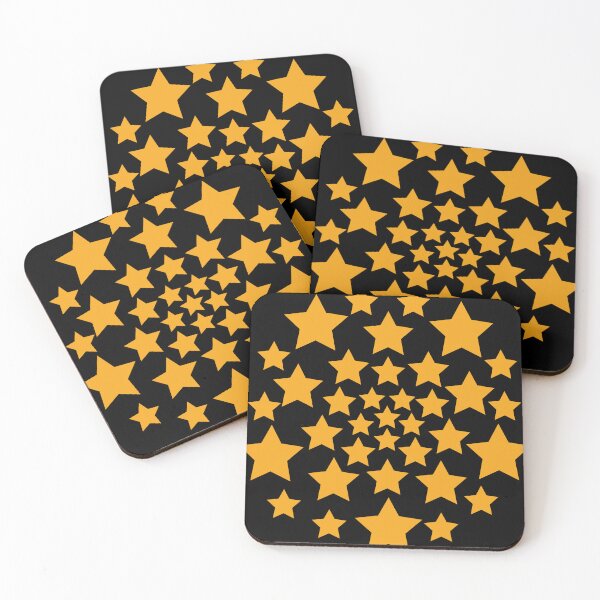 Item preview, Estrelas amarelas tamanhos diferentes circular designed and sold by GirlaineSQ.