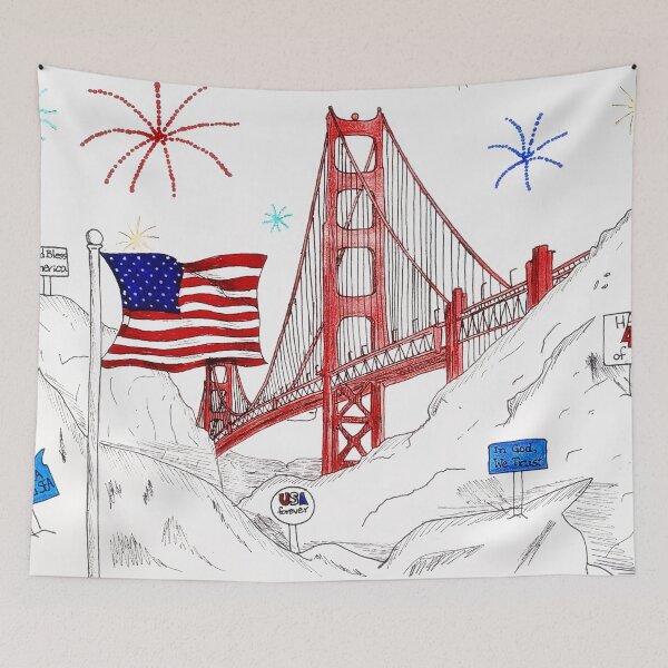 Item preview, Golden Gate Bridge designed and sold by Marian Hayes.