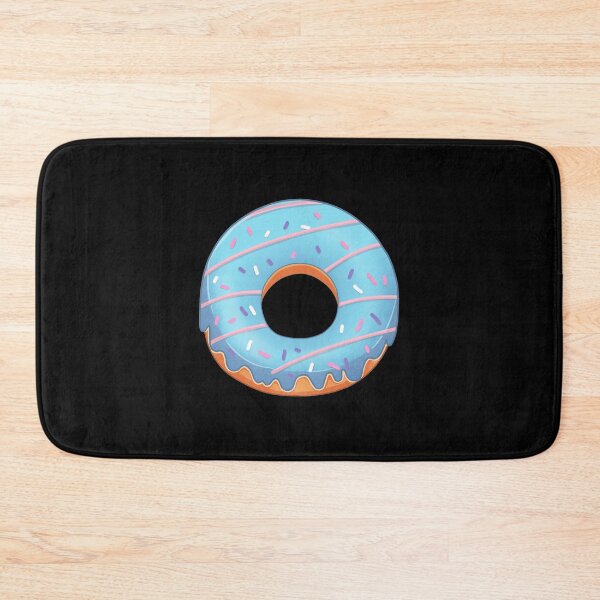 Item preview, Blue Glossy Pastel Colored Donut  designed and sold by DonutShirts.